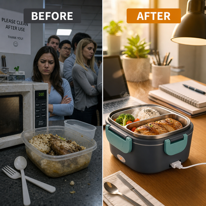 Lunch Box Électrique 2-en-1 Poids lourd