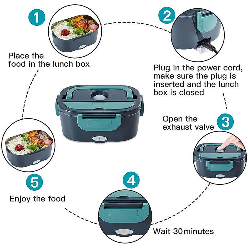 Lunch Box Électrique 2-en-1 Poids lourd