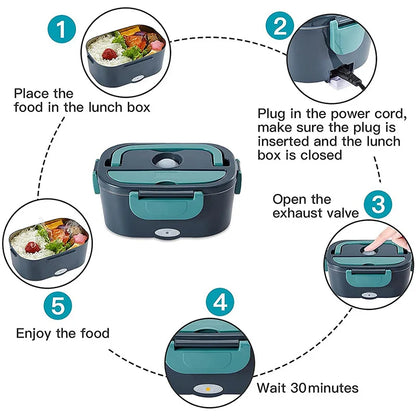 Lunch Box Électrique 2-en-1 Poids lourd